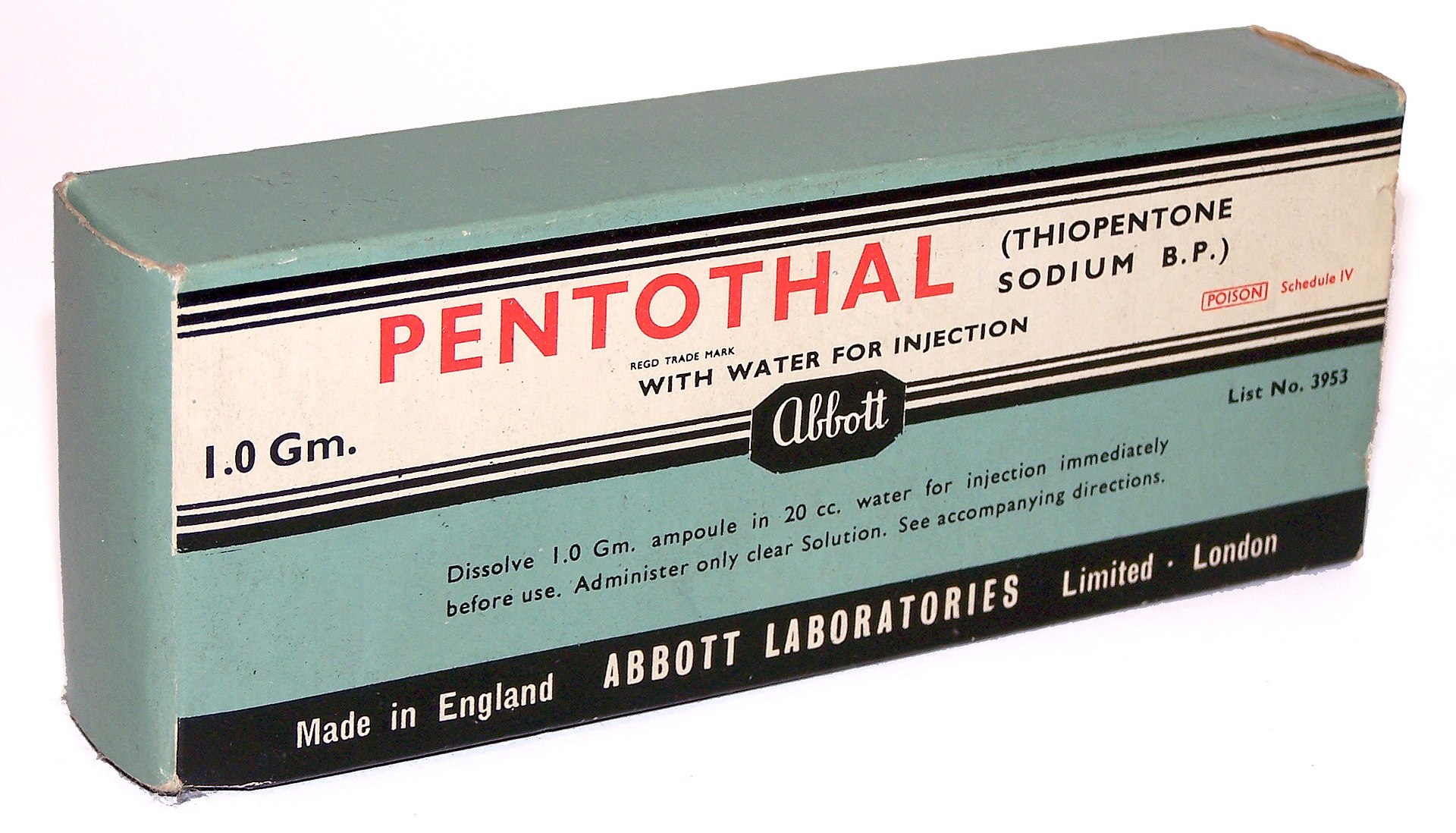 Pentothal (natriumtiopental)